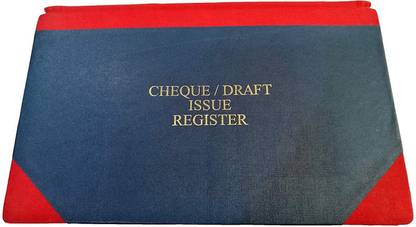 LRS Cheque/Draft Issue Register - Cheque Record Register- 100 Pages (Pack of 1) 1-Part Record Keeping Books