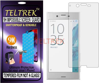 TELTREK Tempered Glass Guard for SONY XPERIA XZ DUAL (Flexible, Unbreakable)