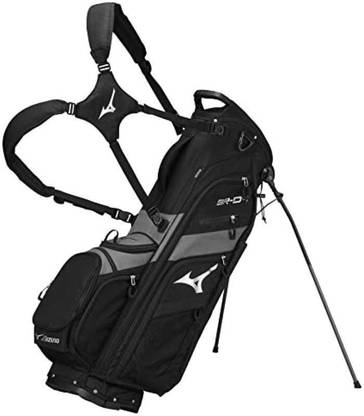 Mizuno BR-D4 Stand Bag Black Grey