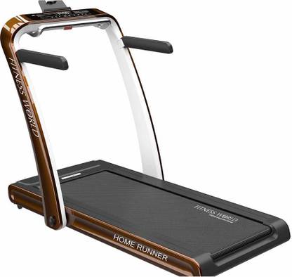 FITNESS WORLD Home Runner Treadmill for Men and Women, Health & Fitness Exercise Treadmill with Folding Treadmill (Max Weight:110 kg)