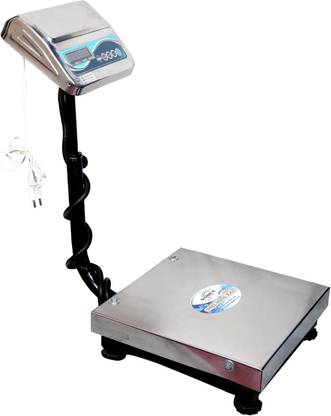 Shree-G 150KG Capacity PAN size 16 x 16 Inch (400x400mm) With Pole Side Digital Display Platform Weighing Scale