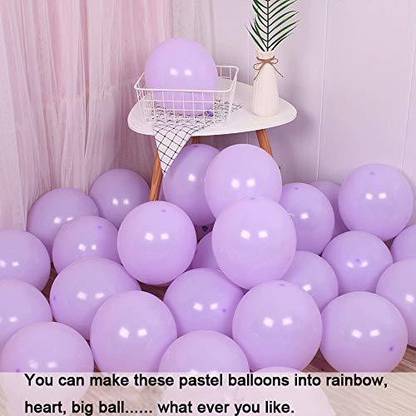 rdgadgets Solid Purple Pastel Color Balloons Balloon