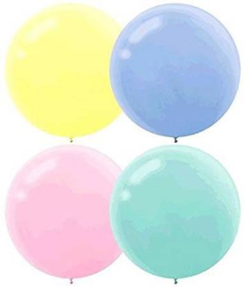 rdgadgets Solid Pastel Large Round "24 inch" Balloons Balloon