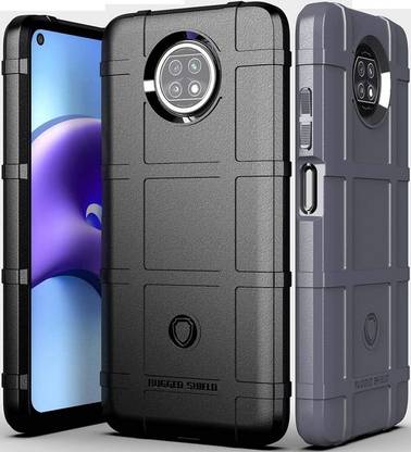 Lustree Back Cover for Xiaomi Redmi Note 9 5G Lightweight Design | Shock-Absorption Dual Layer Rugged Protective Cover