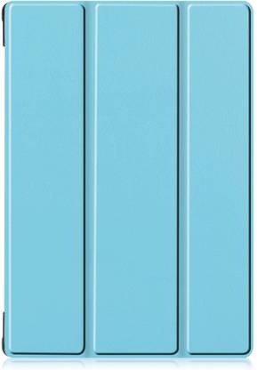 Robustrion Flip Cover for Robustrion Smart Trifold Hard Back Flip Stand Case for M10 FHD Plus 10.3 inch - Light Blue