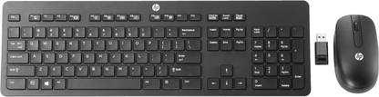HP T6L04AA Slim Keyboard & Mouse with Extended Battery Life Combo Wireless Standard Multi-device Keyboard Compatible with Desktop, Laptop, Mac