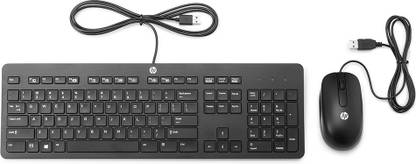 HP Slim Multimedia Wired Keyboard and Mouse Combo T6T83AA Combo Set