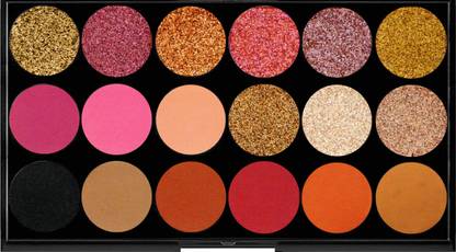 s.f.r color Dreamy natural smoky cut crease metallic matte combo eyeshadow palette 32 g