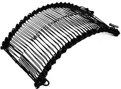 HairZing Banana Clip for Thick Curly Heavy Hair Stretch & Adjust, Gentle, Strong, Holds Snug, Lightweight No Damage, Creases or P Hair Clip