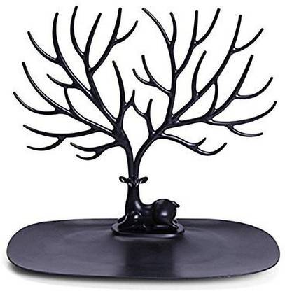 AMMEDARSHAN Creative Sika Deer Tree Jewelry Stand Holder Jewellery Organizer