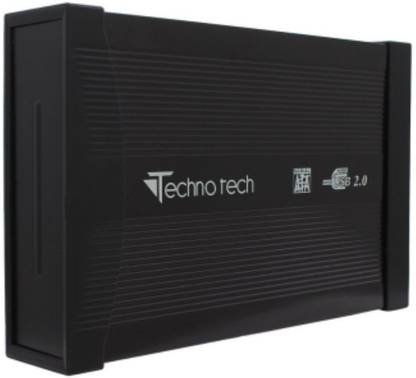 Technotech 5.25 SATA HDD CASING Plug & Play Without Rebooting Compatible Windows PC or Mac 2.5 inch Hard Drive Case