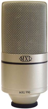 MXL Mics 990 Condenser Microphone, Metallic, Large Microphone