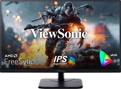 ViewSonic VA 21.5 inch Full HD LED Backlit IPS Panel Frameless Monitor (VA2256H)  (AMD Free Sync, Response Time: 5 ms, 75 Hz Refresh Rate)
