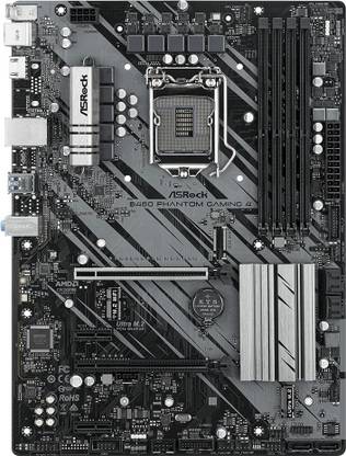 ASRock B460 Phantom Gaming 4 LGA 1200Socket ATX Intel B460 Chipset DDR4 Motherboard for Desktop