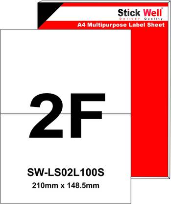 STICKWELL SELF ADHESIVE Paper Label