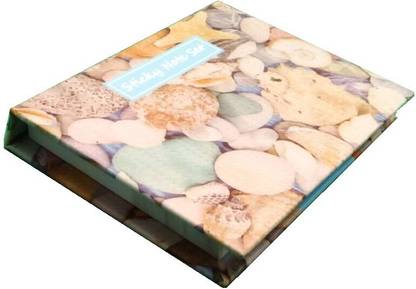 R H lifestyle Sea Shells Small To Do List Notebook Creative Design Sticky Notes Pads Set 30 Sheets Printed Regular, 1 Colors