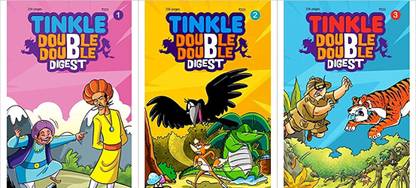 Tinkle Double Double Digest No .1,2,3 (Set Of 03 Books)