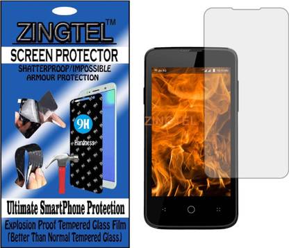 ZINGTEL Tempered Glass Guard for LYF FLAME 5 (LS-4002) (Flexible, Unbreakable)