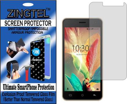 ZINGTEL Tempered Glass Guard for KARBONN K9 SMART ECO (Flexible, Unbreakable)