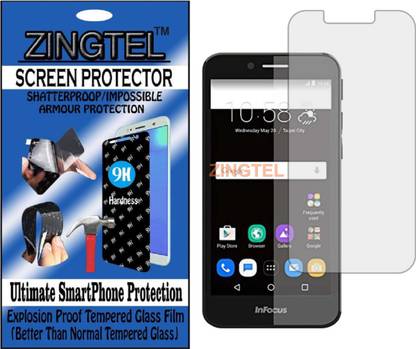 ZINGTEL Tempered Glass Guard for INFOCUS M260 (Flexible, Unbreakable)