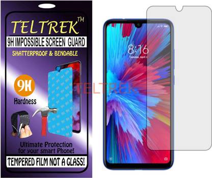 TELTREK Tempered Glass Guard for XIAOMI REDMI NOTE 7S (Flexible, Unbreakable)