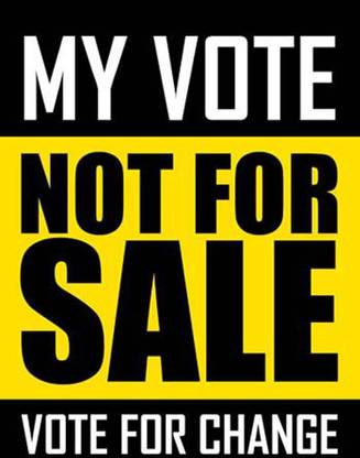 carlowin 10 cm Vote Sticker Removable Sticker