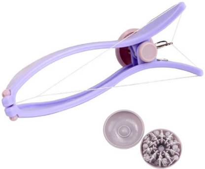 Radhe Exclusive Face and Body Hair Threading Kit , Eyebrow & Facial Hair Removal Tweezer Tool (Purple)