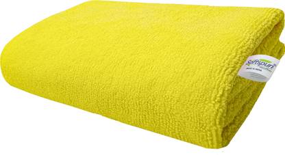 SOFTSPUN microfiber 40x60cms 340gsm 1pc yellow Dry Microfiber Cleaning Cloth
