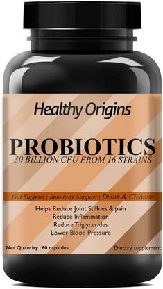Healthy Origins Pre & Probiotic Supplement - Better Digestion - Gas Relief Ultra