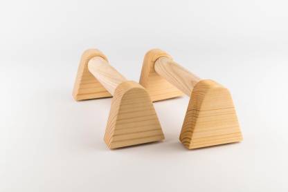 BOSTER Wooden Parallettes (Set of 2), for Gymnastics, Handstand,Push ups for Calisthenics Push-up Bar