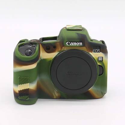 Digicom Silicone Cover Protective Camera Cover for Canon EOS R Camera- Military Green  Camera Bag