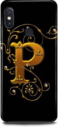 MP ARIES MOBILE COVER Back Cover for Redmi Note 6 Pro, P,NAME,BACK,COVER,NAME,WITH,P,P,NAME,P,LETTER,P,P,Letter,P,Alphabet,