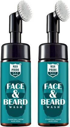 Man Pride Charcoal|Neem|Aloevera Beard & Face Wash