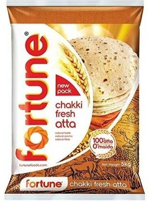 FORTUNE Fortune_Chakki Fresh Atta, 5kg