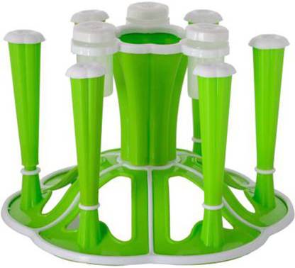 zms marketing GLASS NEW 0143 Plastic Spice Racks, Glass Holder