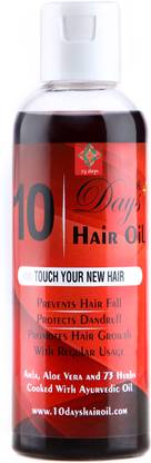 24 DAYS 10 days Regrowth hair organic hair oil 300 ml Hair Oil