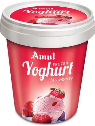 Amul Strawberry Frozen Yogurt