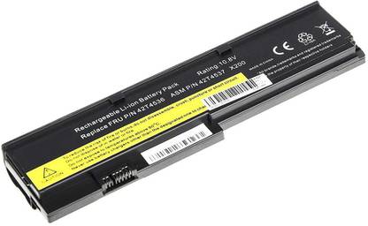 TechSonic Lenovo Thinkpad X200 X200S X201 X201S X201i 42T4650 6 Cell Laptop Battery