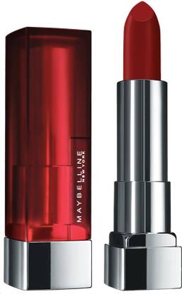 MAYBELLINE NEW YORK Creamy Matte Lipstick, 604 Moody Crimson, 3.9g