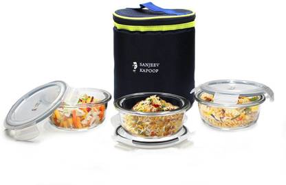 Sanjeev Kapoor SKB858 3 Containers Lunch Box