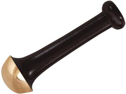 TODAY HEALTH KB004 kansa wand face Detox Bronze/Kansa Wand Body and Foot Massager With Wooden Handle For Detoxification And Deep Relaxation SIZE 3.5CM (MINI) Massager