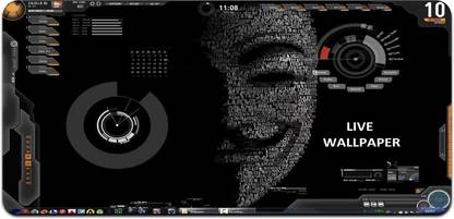 Ryca Joker Live Wallpaper 3D Design High Resolution Desk Pad With Non-Slip Base For Gaming||PC||Laptop||Keyboard Non Slip Base Mousepad