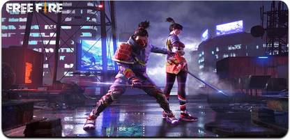 Ryca Free Fire Wallpaper 3D Design High Resolution Desk Pad With Non-Slip Base For Gaming||PC||Laptop||Keyboard Non Slip Base Mousepad