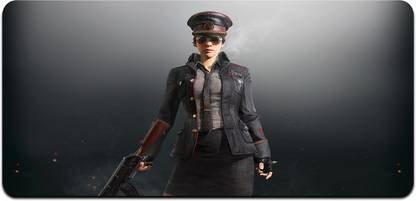 Ryca Pubg Girl Wallpaper 3D Design High Resolution Desk Pad With Non-Slip Base For Gaming||PC||Laptop||Keyboard Mousepad