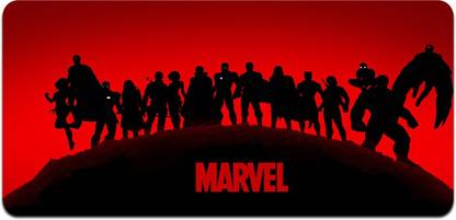 Ryca Marvel Pc Wallpaper 3D Design High Resolution Desk Pad With Non-Slip Base For Gaming||PC||Laptop||Keyboard Non Slip Base Mousepad