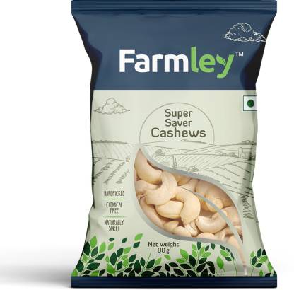 Farmley Popular W400 Cashews, 100% Natural Raw Kaju Cashews