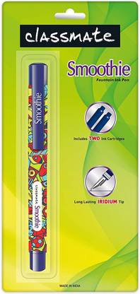 Classmate Smoothie Fountain Pen (Blue)- Pack of 1 Fountain Pen