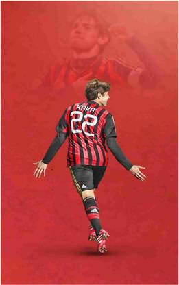 Kaka Footballer Wall Poster For Room With Gloss Lamination M6 Paper Print