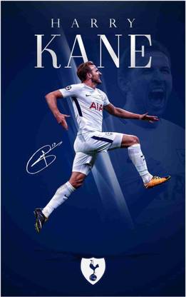 Harry Kane Footballer Wall Poster For Room With Gloss Lamination M6 Paper Print