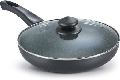 Prestige Omega Deluxe Granite Fry Pan 28 cm diameter with Lid 3 L capacity